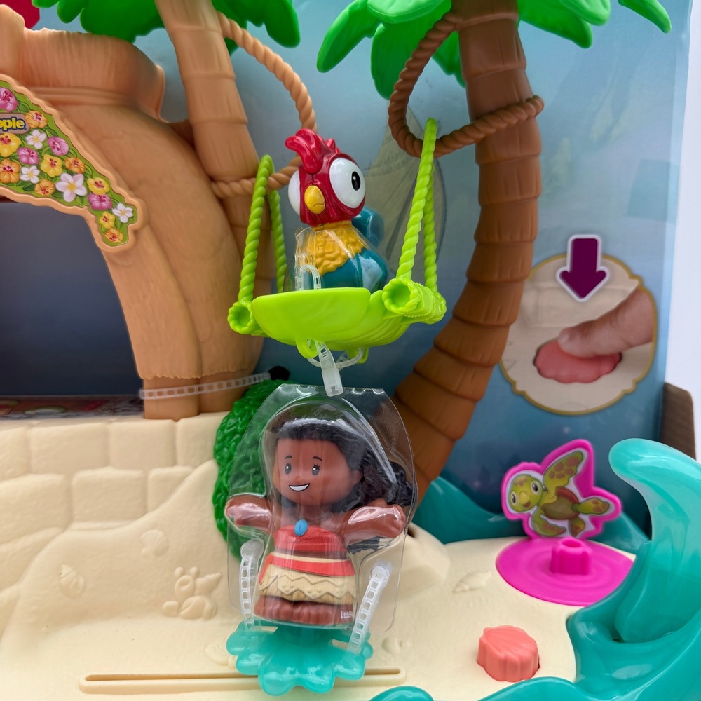 Fisher-Price Little People Disney Princess Moana Adventure Village Playset NEW - Picture 2 of 3